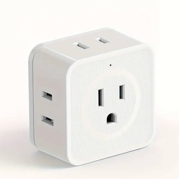 Brand New 5-in-1 Multi Plug Outlet Extender Wall Adapter AC Splitter - Picture 1 of 7